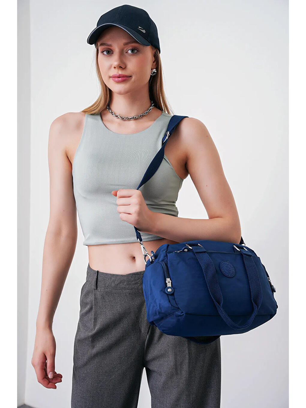 Lacivert Kadın Omuz Çantası BHPC6008-5