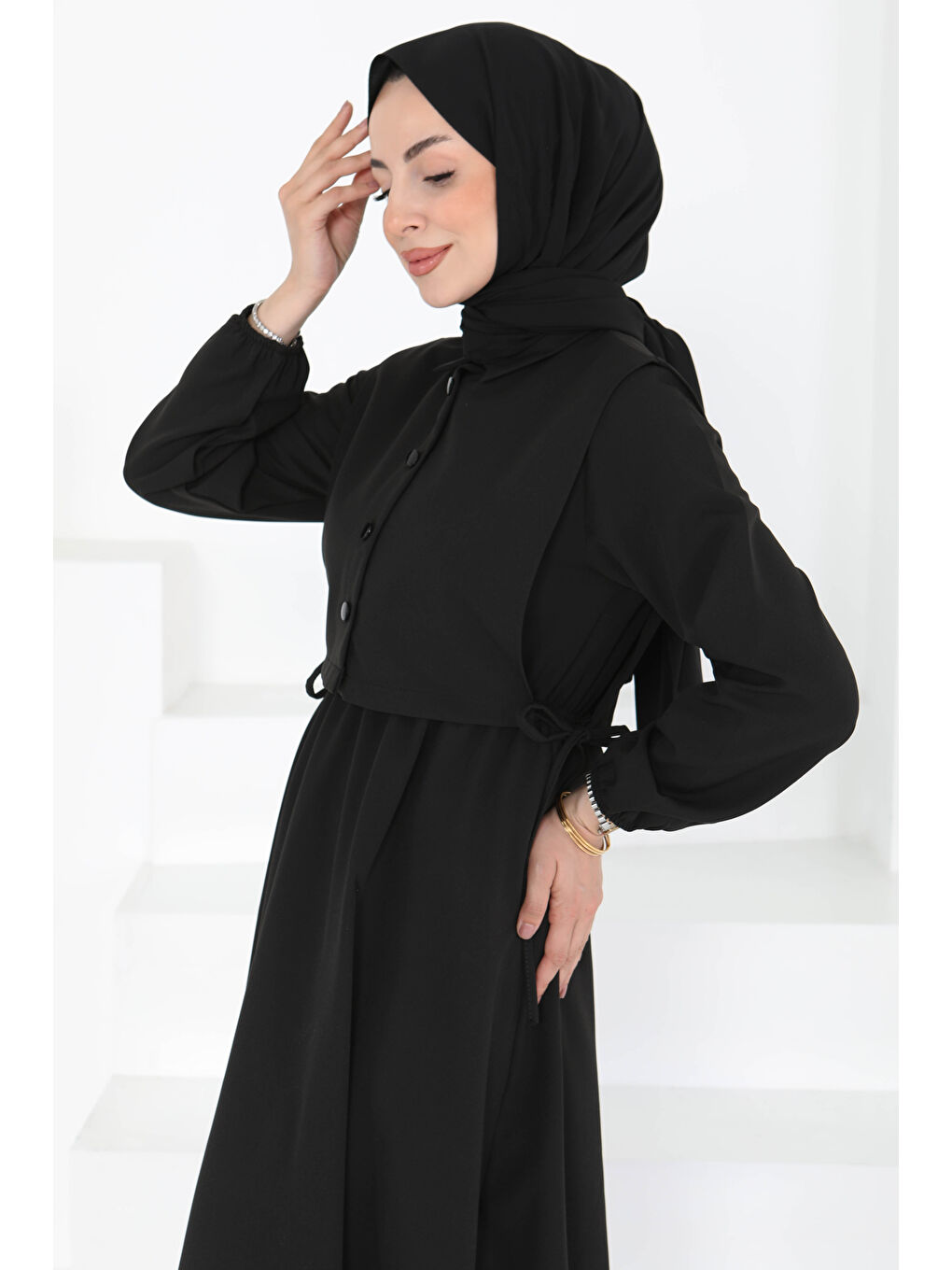 İkili Elbise Takım Siyah - 27184-2