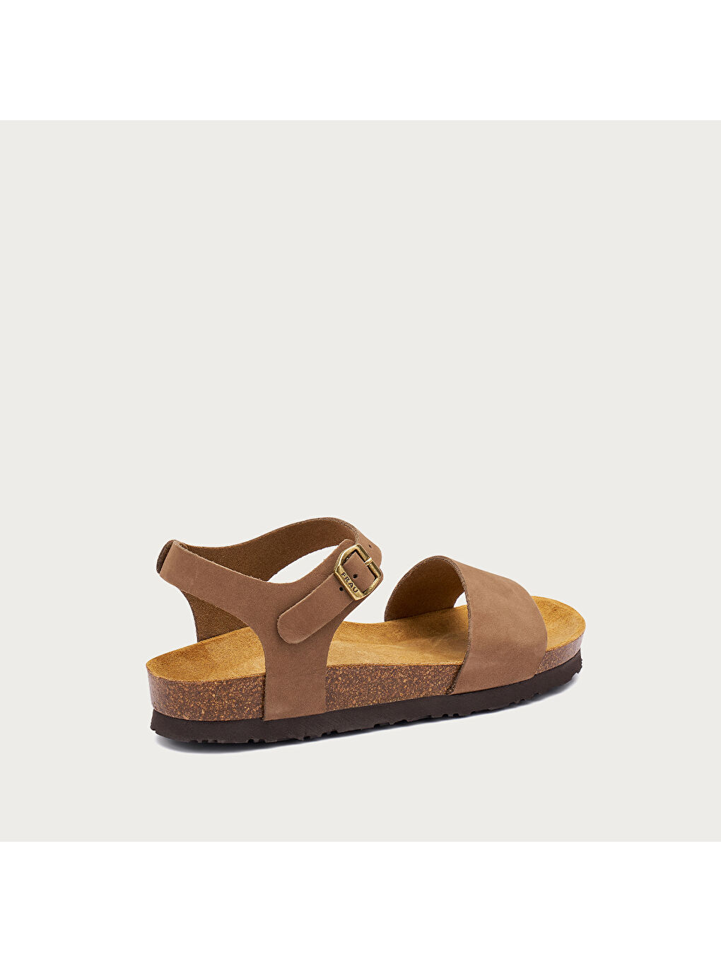 Kahverengi Kadın Sandalet 58F1 STRAPPY SANDALS WITH CORK FOOTBED-2