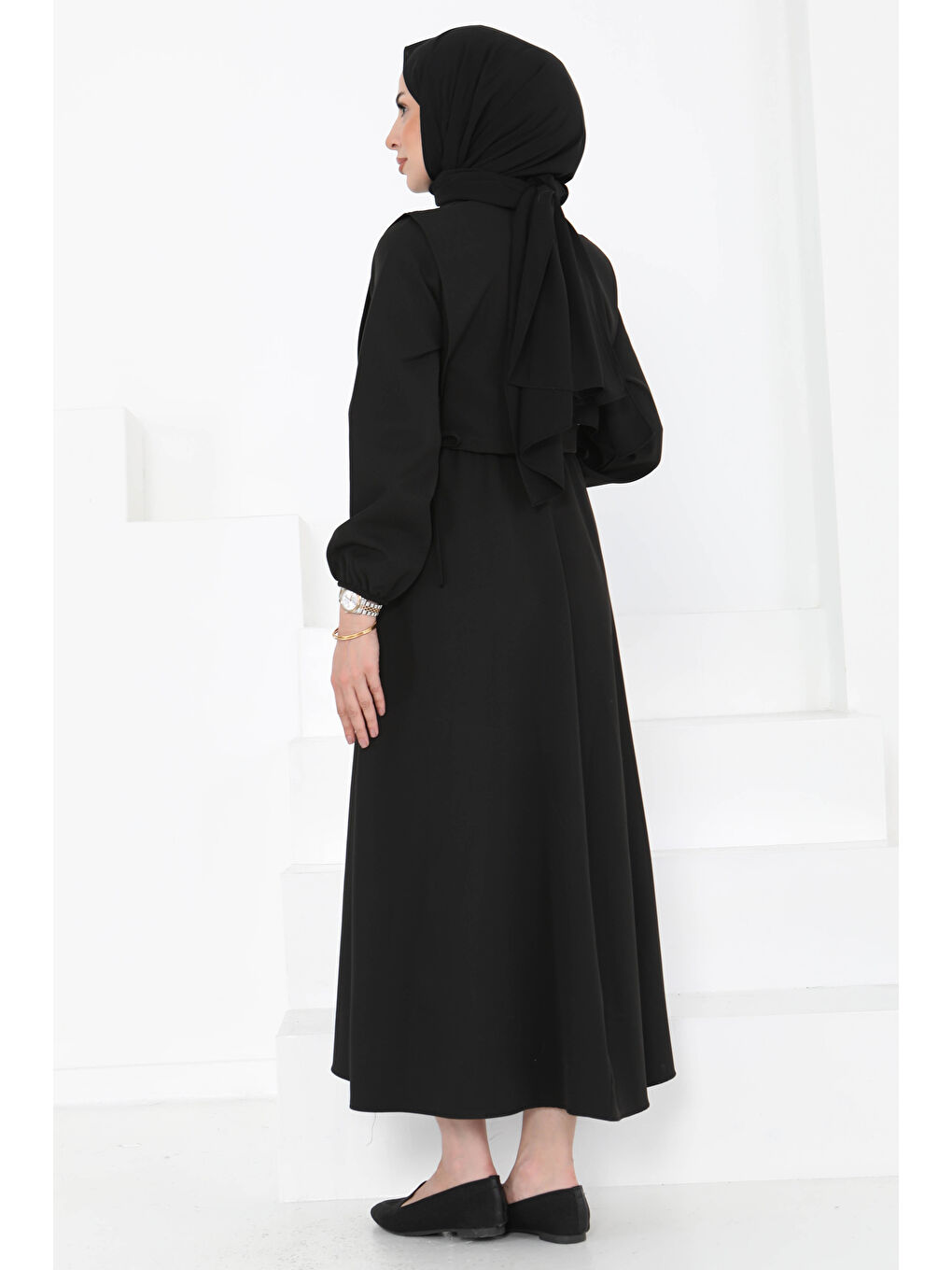 İkili Elbise Takım Siyah - 27184-5