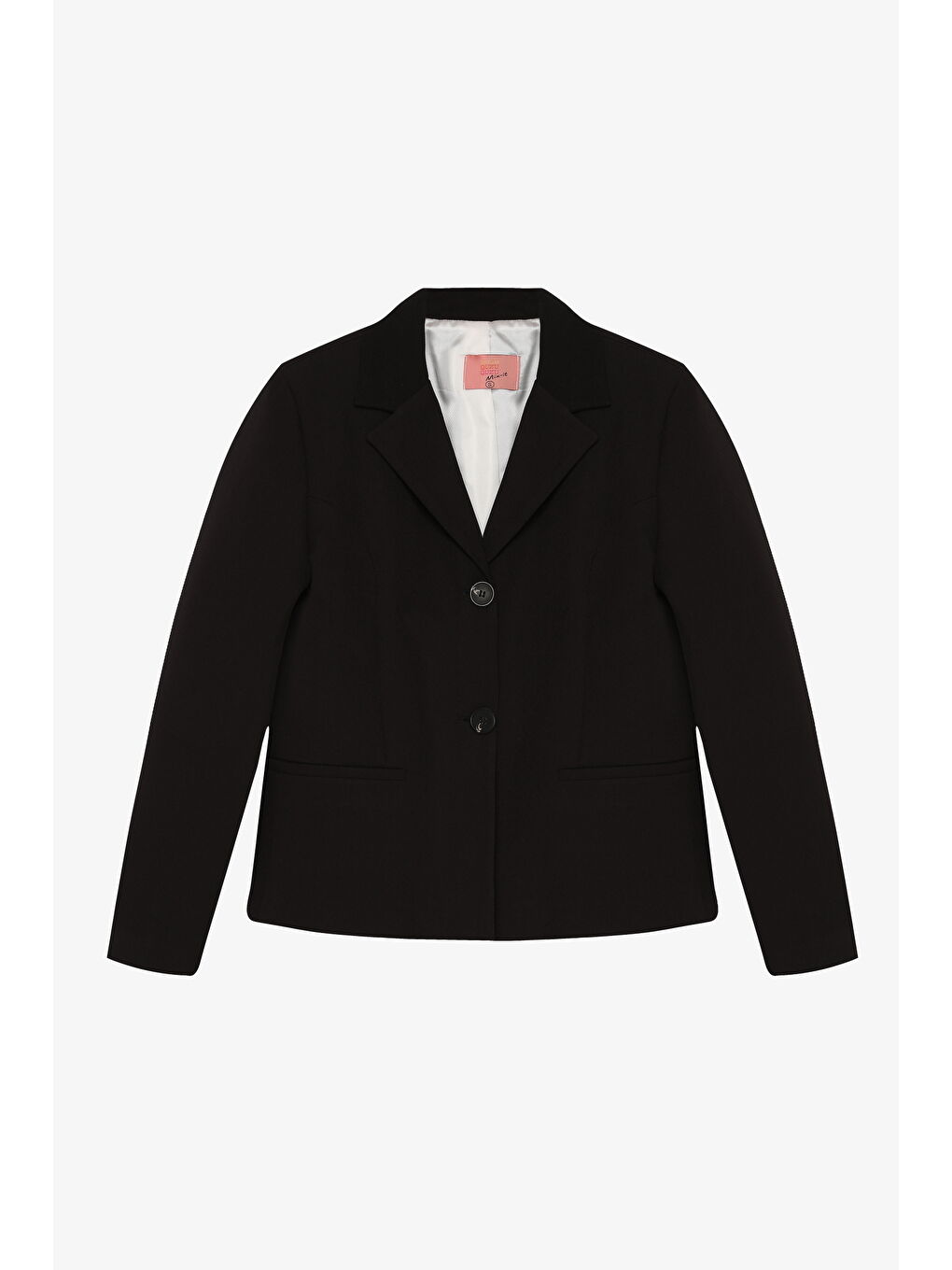 Çift Düğmeli Dikiş Detaylı Blazer Ceket Siyah