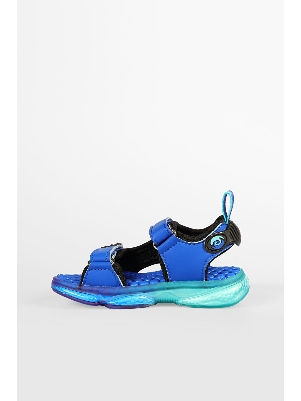 Felipe Işıklı Erkek Bebek Saks Mavi Sandalet-1