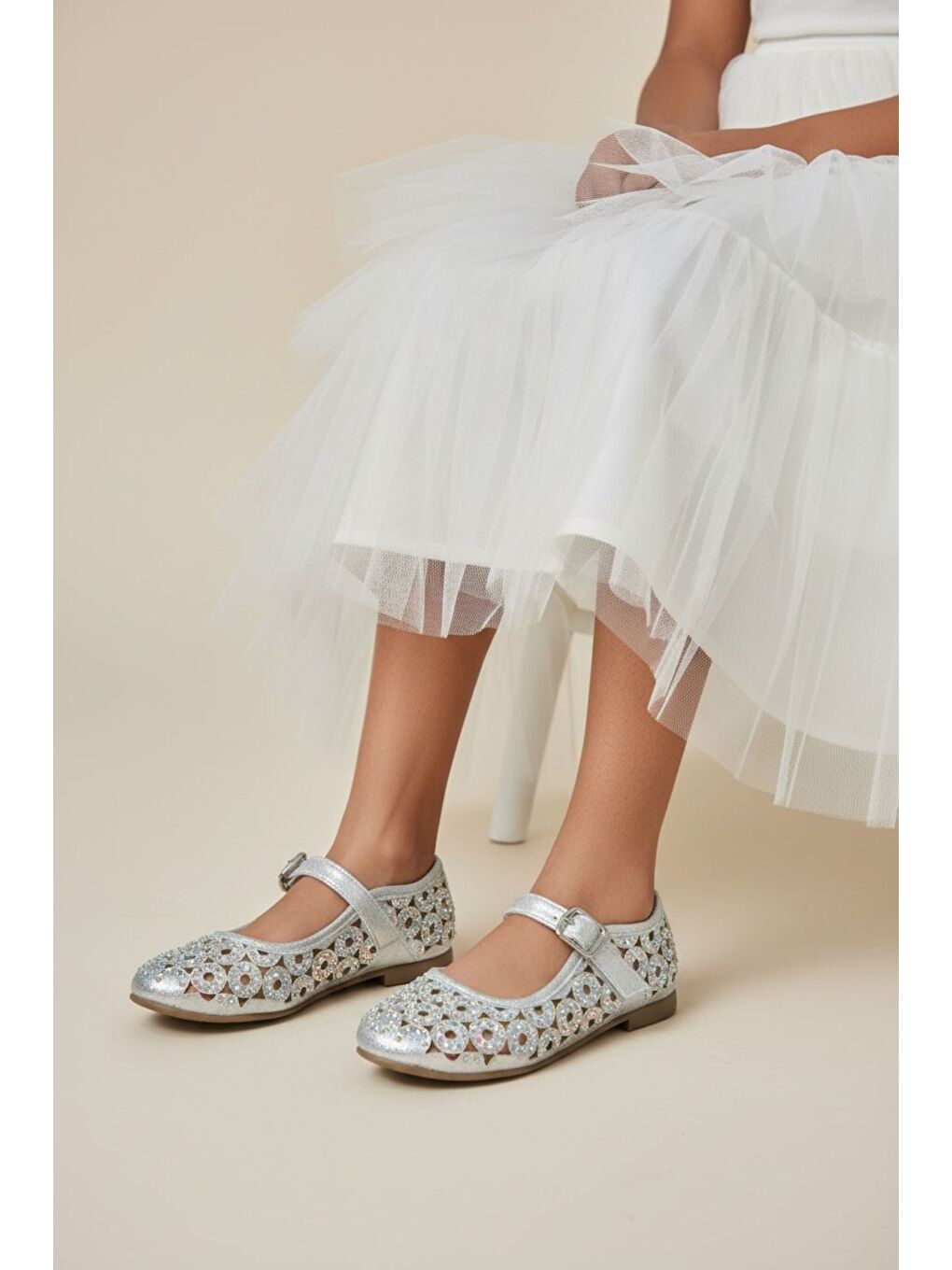 Gri KIZ ÇOCUK TASLI  BABET