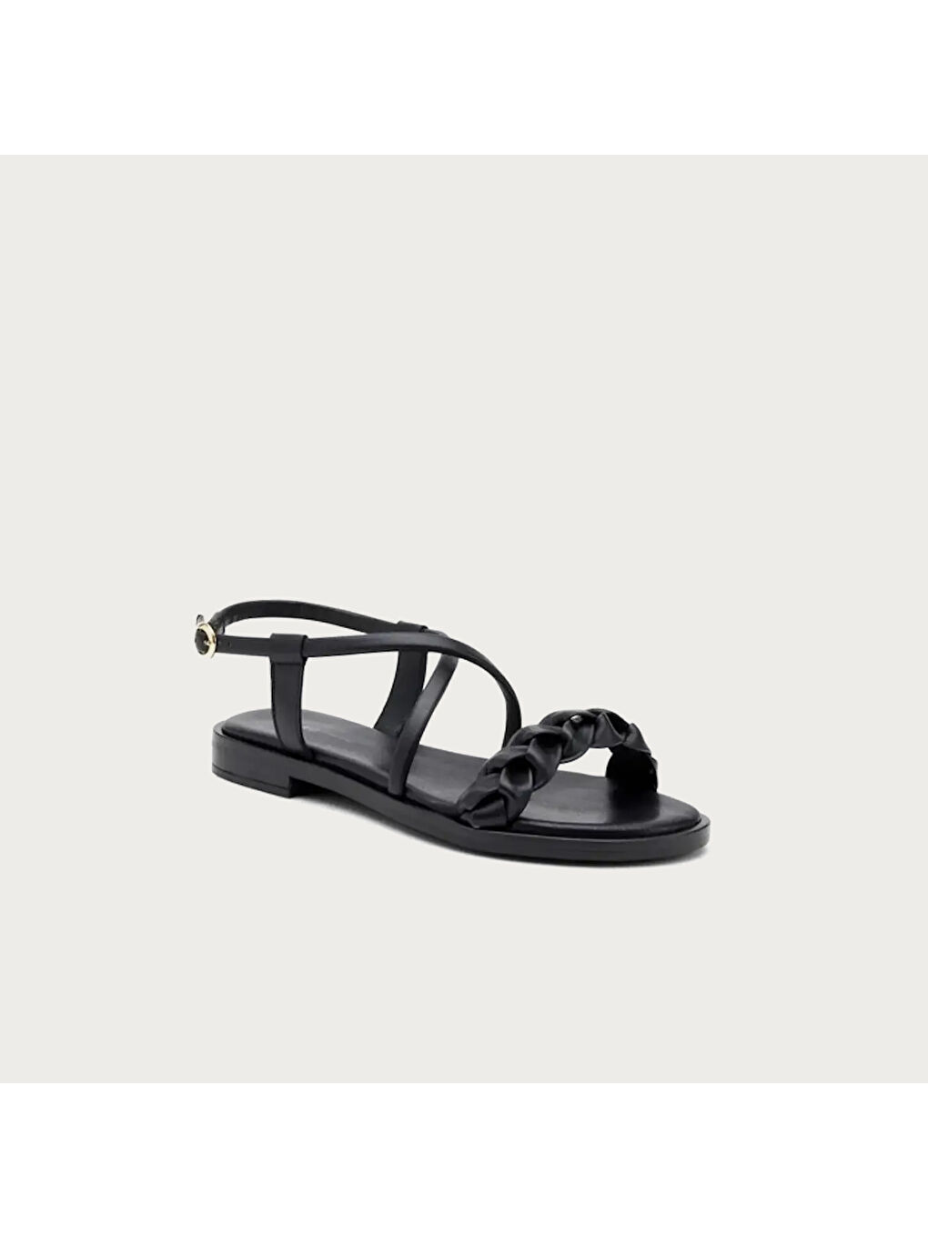 Siyah Kadın Sandalet 85P9 MOFY Leather Nero-1
