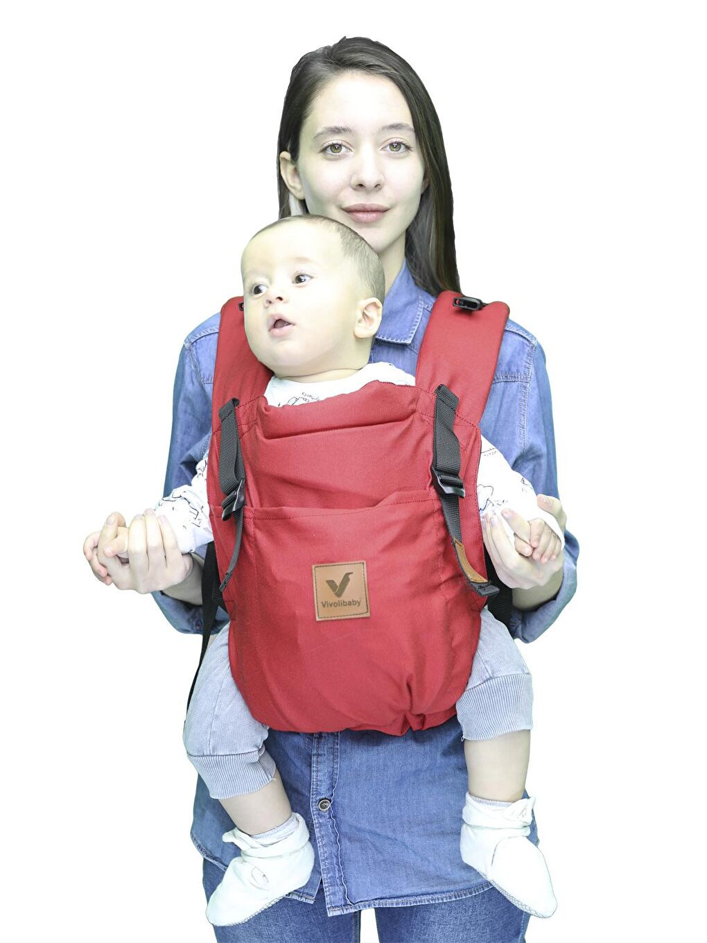 Vivoli Baby Kırmızı VivoliBaby Ergonomik Kanguru Era Red