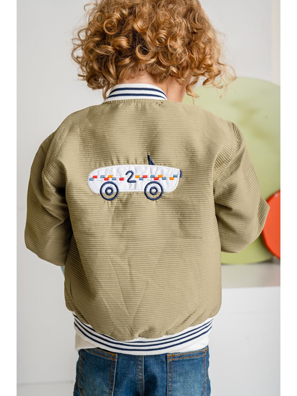 Erkek Çocuk Montlu Üçlü Takım - Haki-2