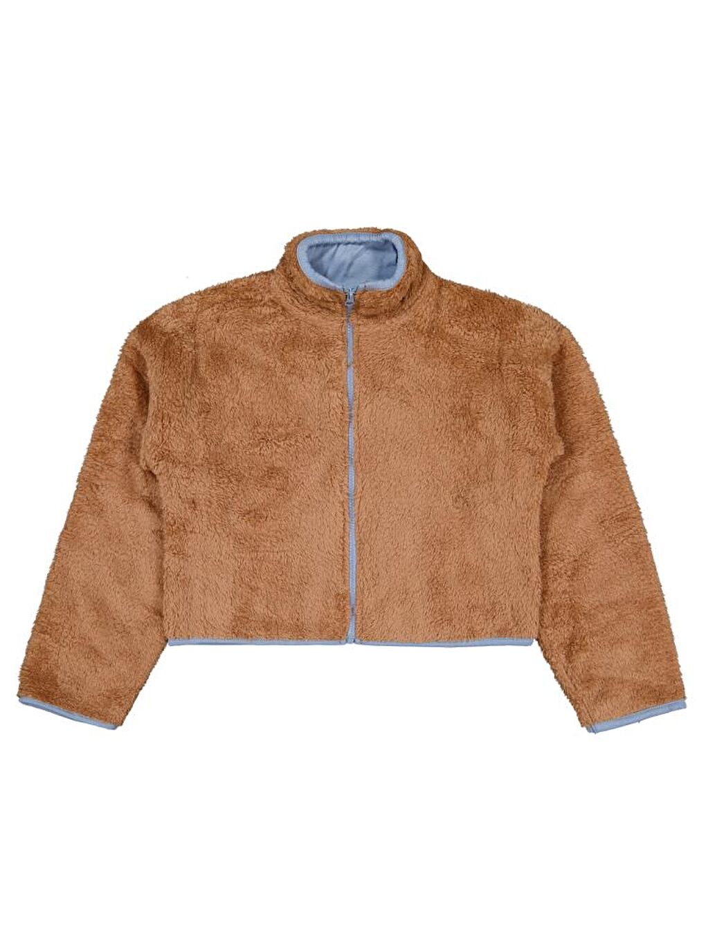 Girls Elcik Aksesuarlı 10-13 Yaş Hırka - Kahverengi 12-13 Yaş-2