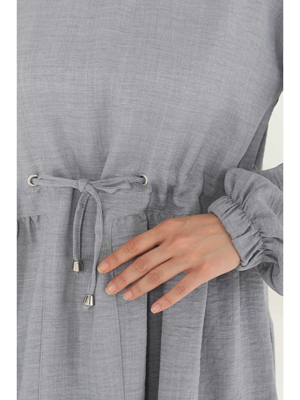 Bağlamalı İkili Takım Gri - 27196-4