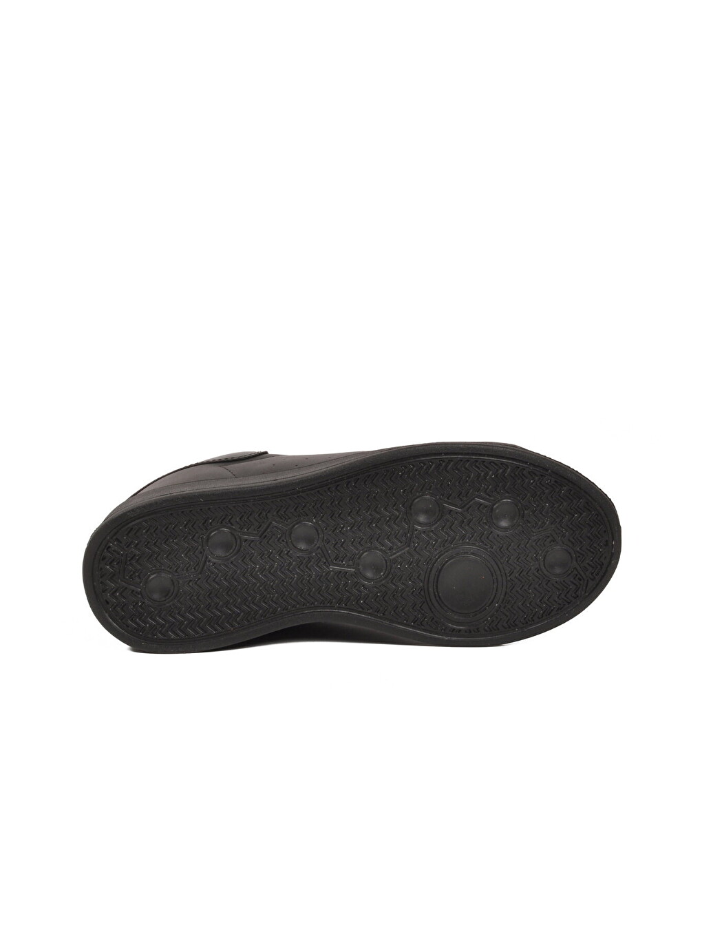 Siyah Bağcıklı Hafif Unisex Cilt Spor Ayakkabı Costa G-3