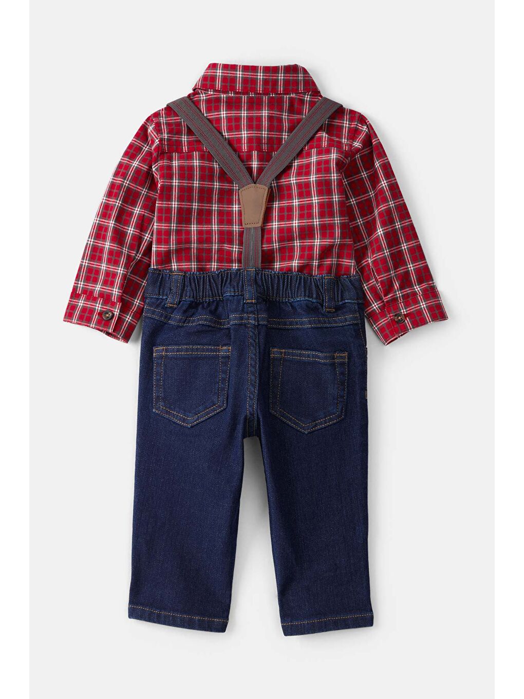 Erkek Bebek Kırmızı 2Li Set-1