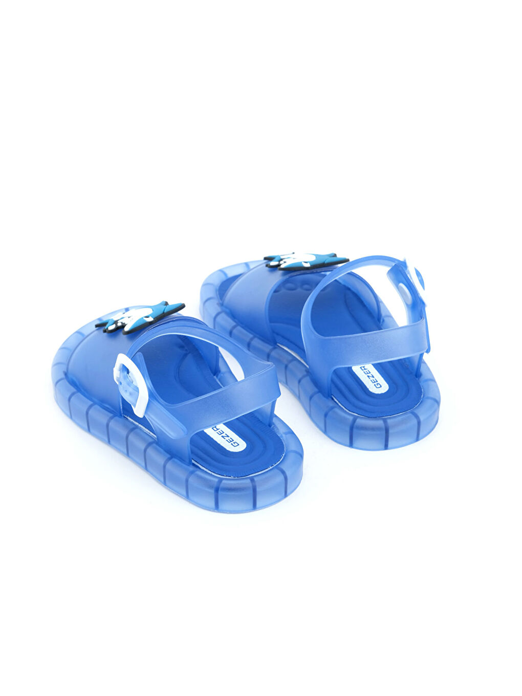 Mavi Erkek Çocuk Yazlık Airblow Bilekten Tokalı Ayarlanabilir Rahat Işıklı Taban Günlük Sandalet-3