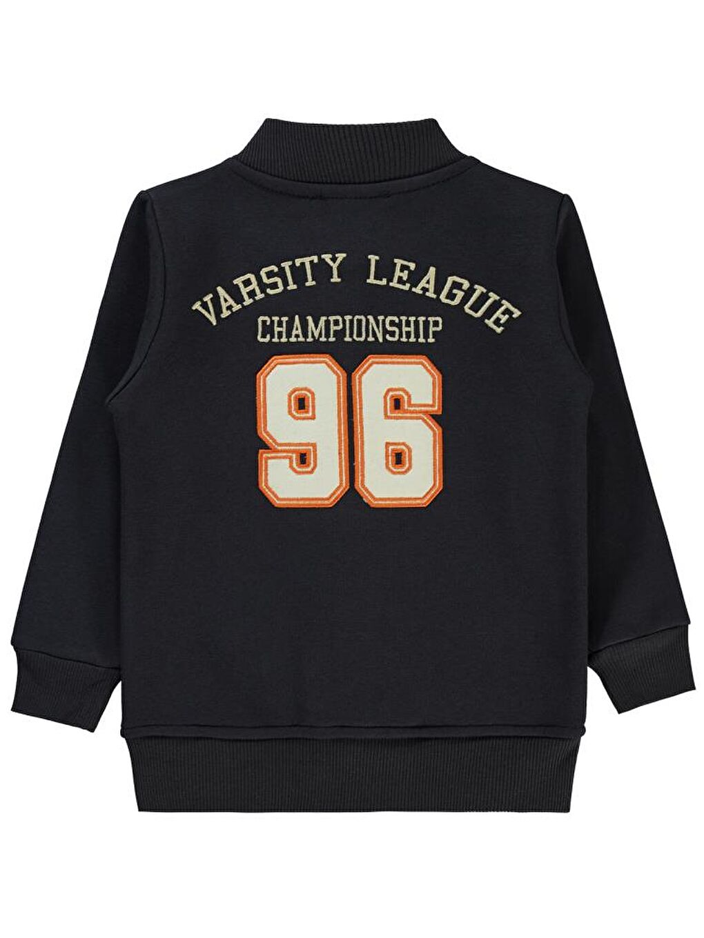 Antrasit Boys 96 Nakışlı Kolej 2-5 Yaş Hırka - Gri 2-3 Yaş-1