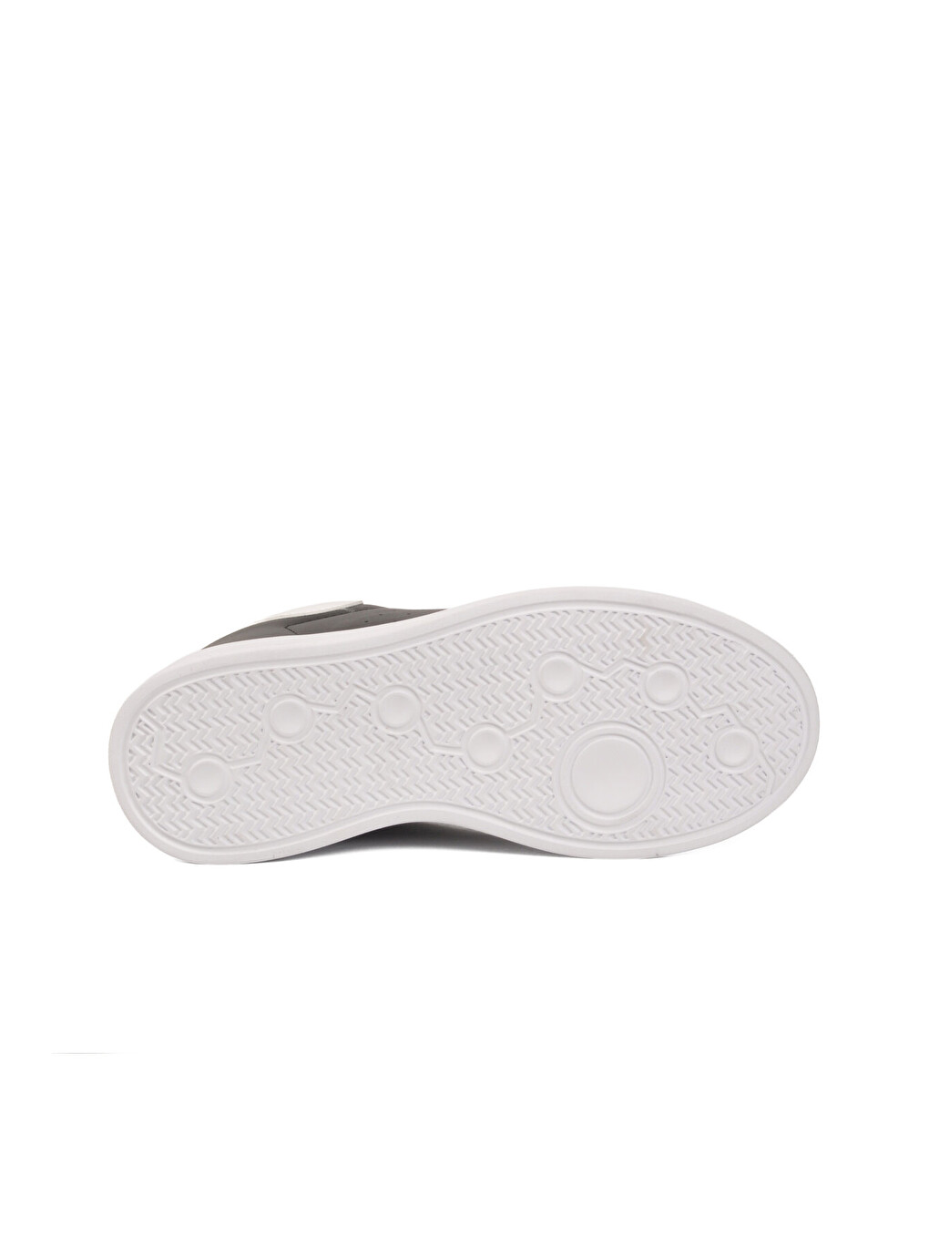 Siyah Beyaz Bağcıklı Hafif Unisex Cilt Spor Ayakkabı Costa G-4