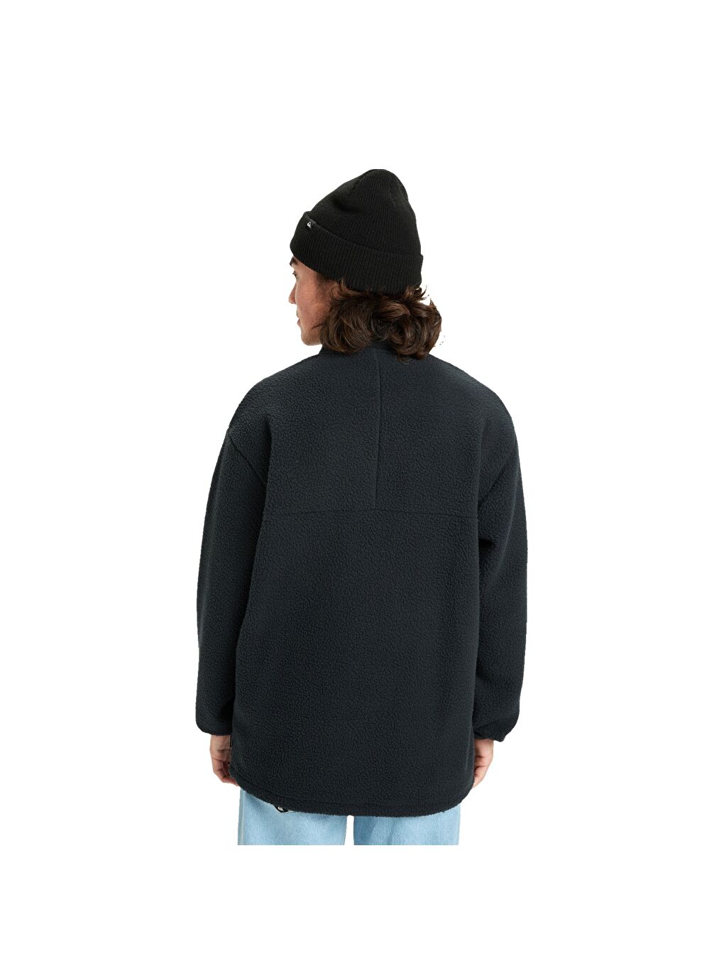 Clean Coast Fz Siyah Polar Erkek Fermuarlı Sweatshirt Hırka-4