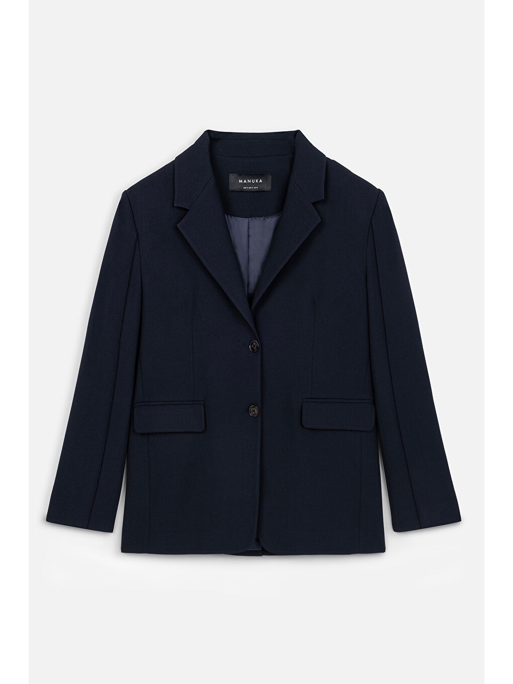 Manuka Klasik Kesim Blazer Ceket Lacivert - 1