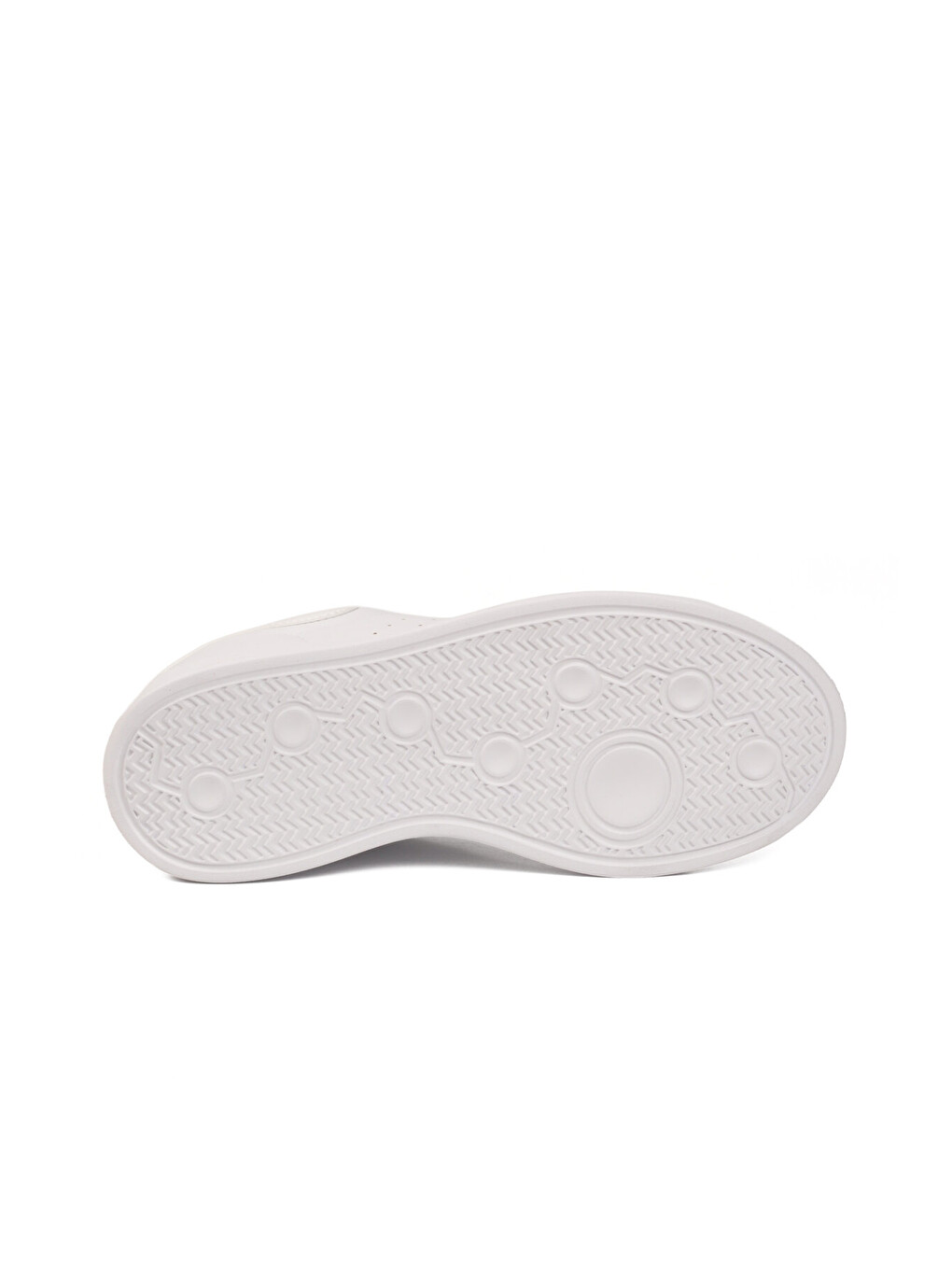 Beyaz Bağcıklı Hafif Unisex Cilt Spor Ayakkabı Costa G-4
