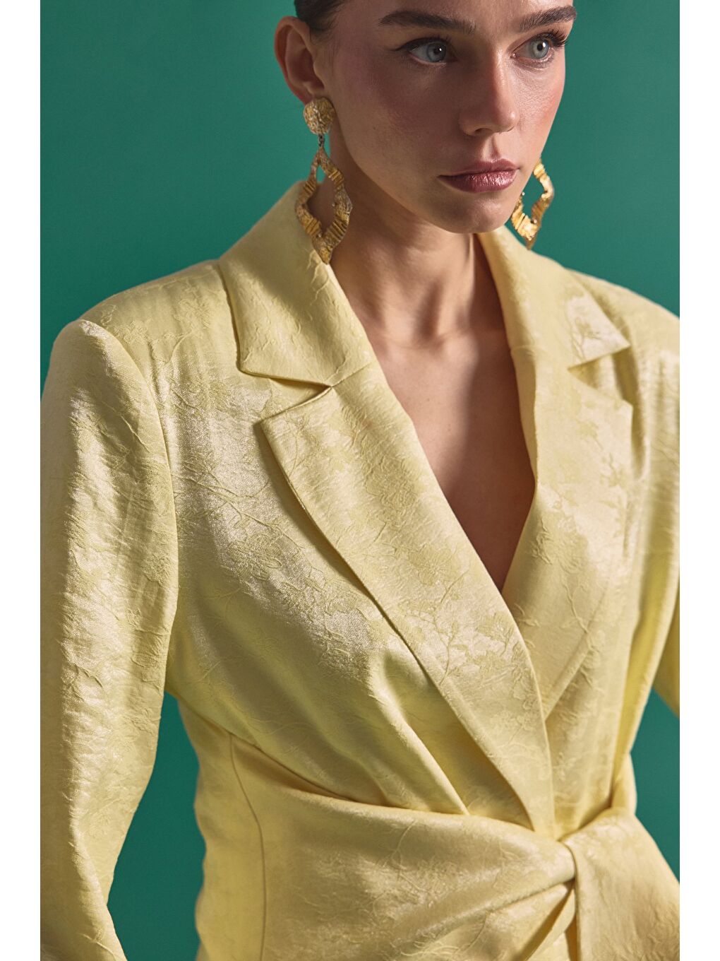 Freya Ceket - Sarı-5
