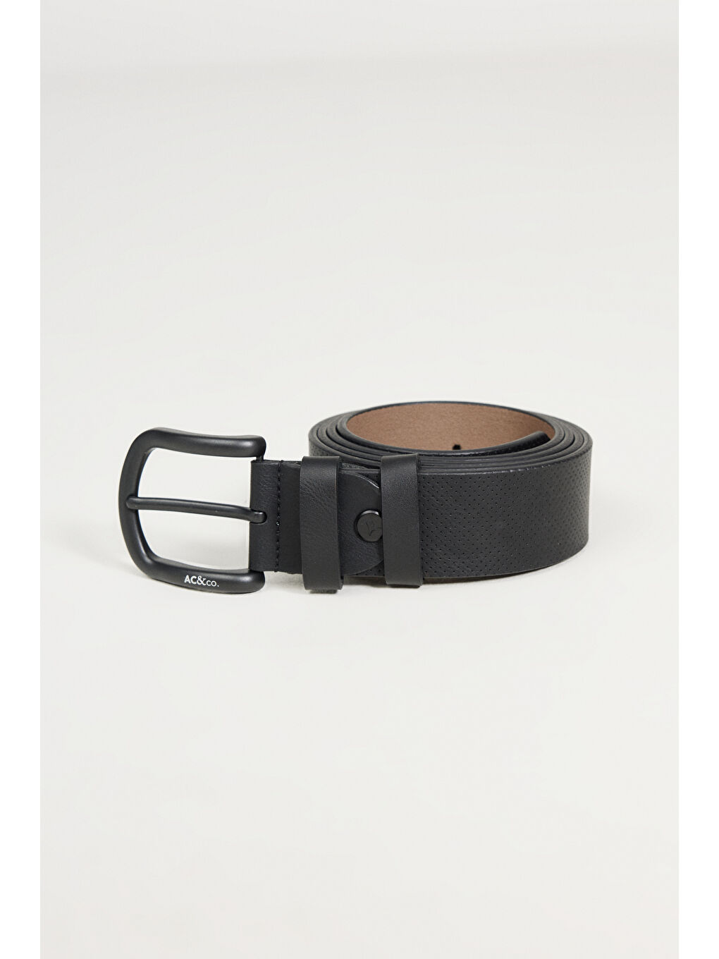 Erkek Siyah Casual Suni Deri Kemer