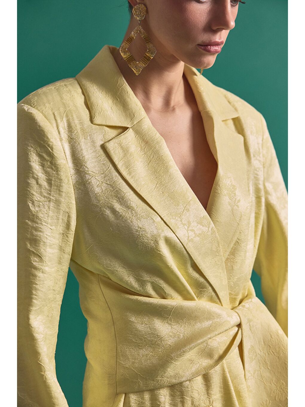 Freya Ceket - Sarı-6