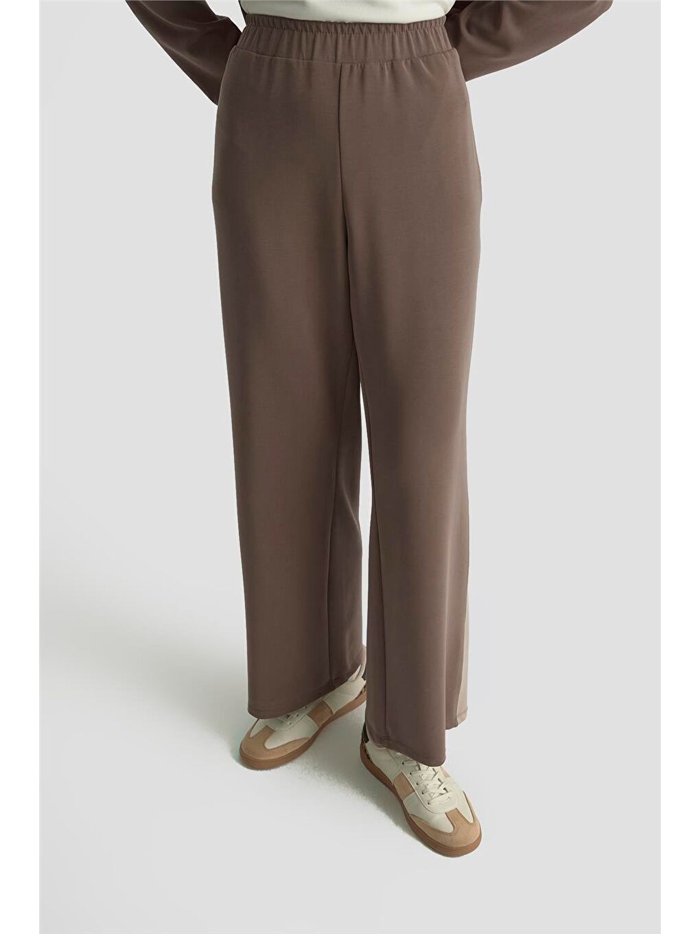 Kahverengi Çiçekli Örme Kap 25Kd1169 Kahve-4