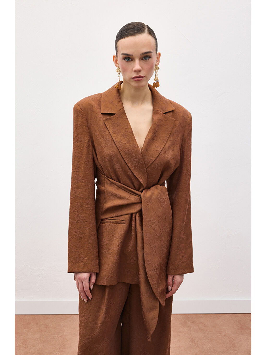 Kahverengi Freya Ceket - Kahve-2