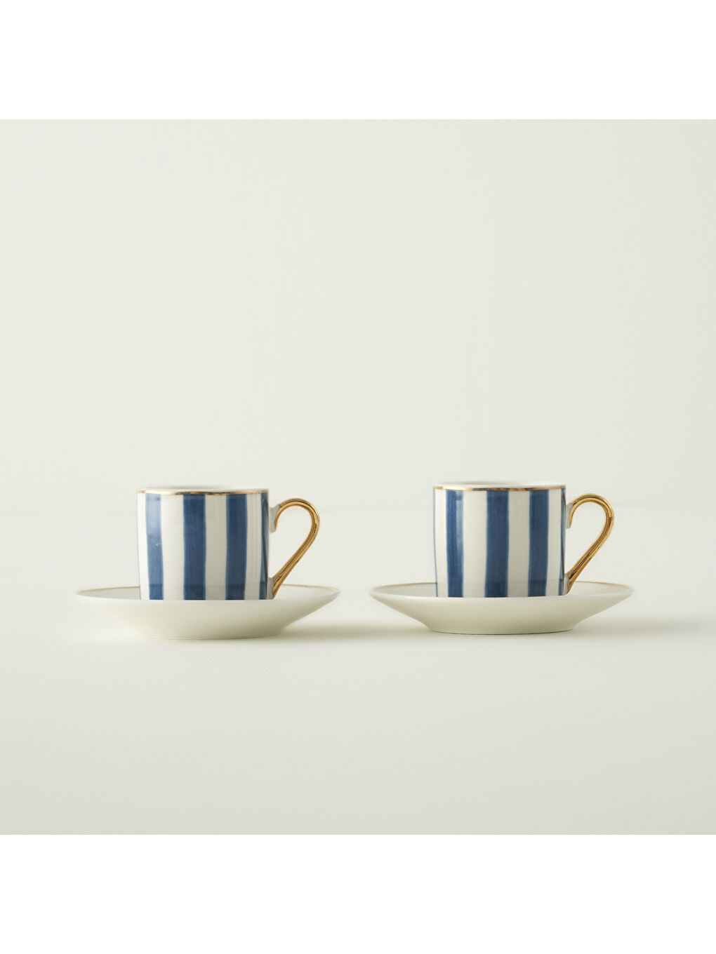 Blossom Porselen 2'li Kahve Fincanı Seti Mavi (90 cc)