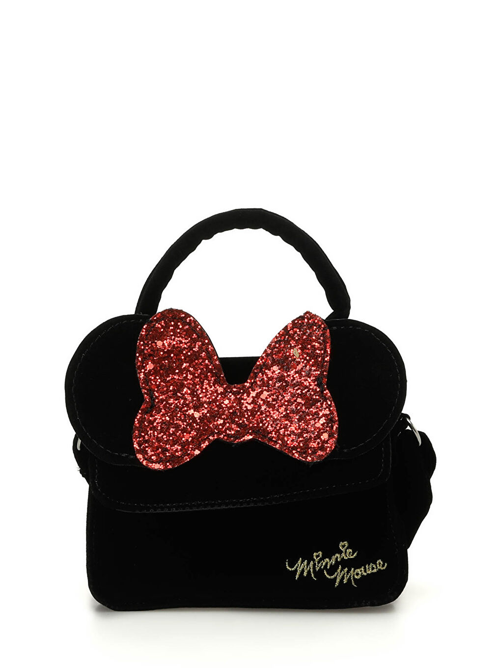 MINNIE VELVET   4PR Siyah Kız Çocuk El Çantası