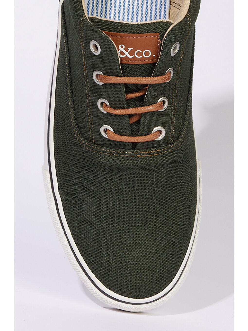 Erkek Haki Sneaker Ayakkabı-2