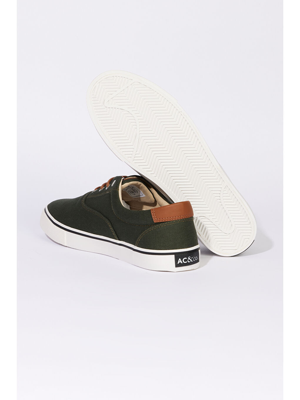 Erkek Haki Sneaker Ayakkabı-3