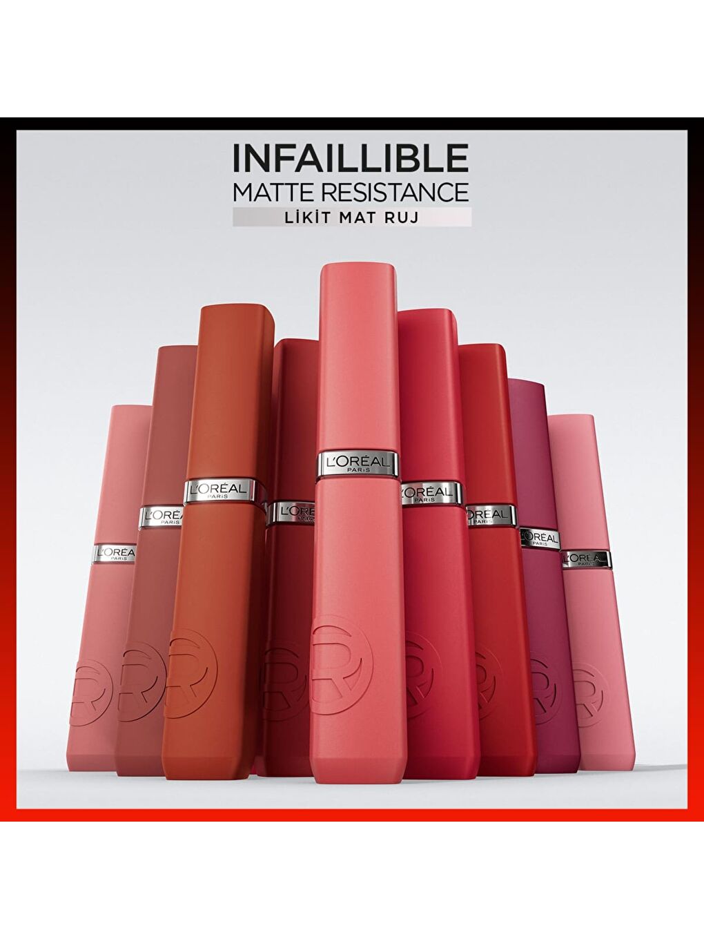 Infaillible Matte Resistance Likit Mat Ruj - 420 Le Rouge Paris-7
