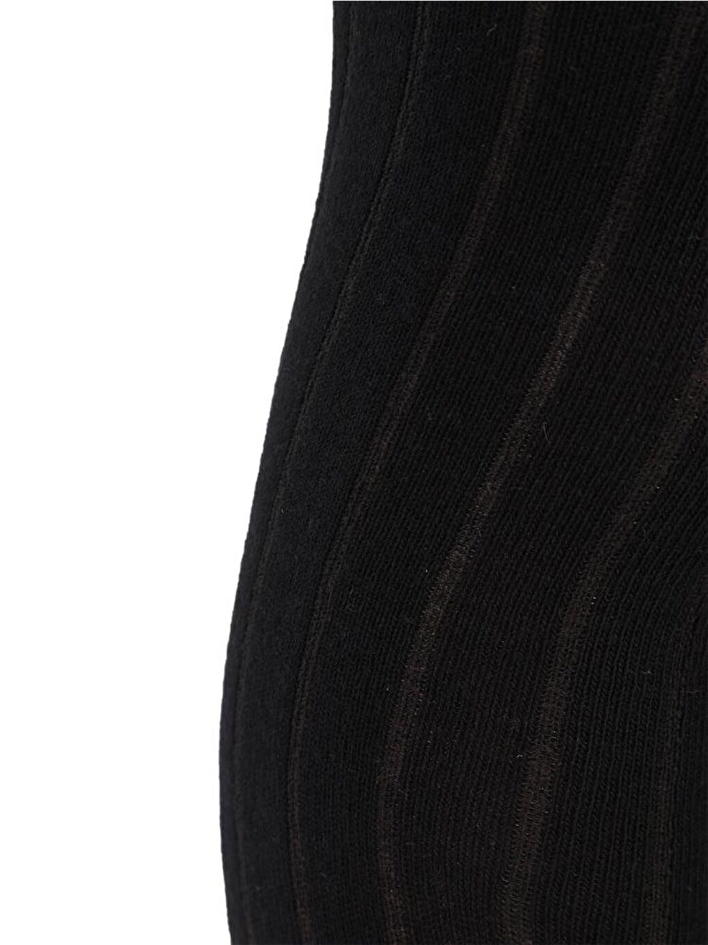 Girls Derbili Fiyonk Aksesuar 3-11 Yaş Kız Külotlu Çorap - Siyah 7-8 Yaş-2