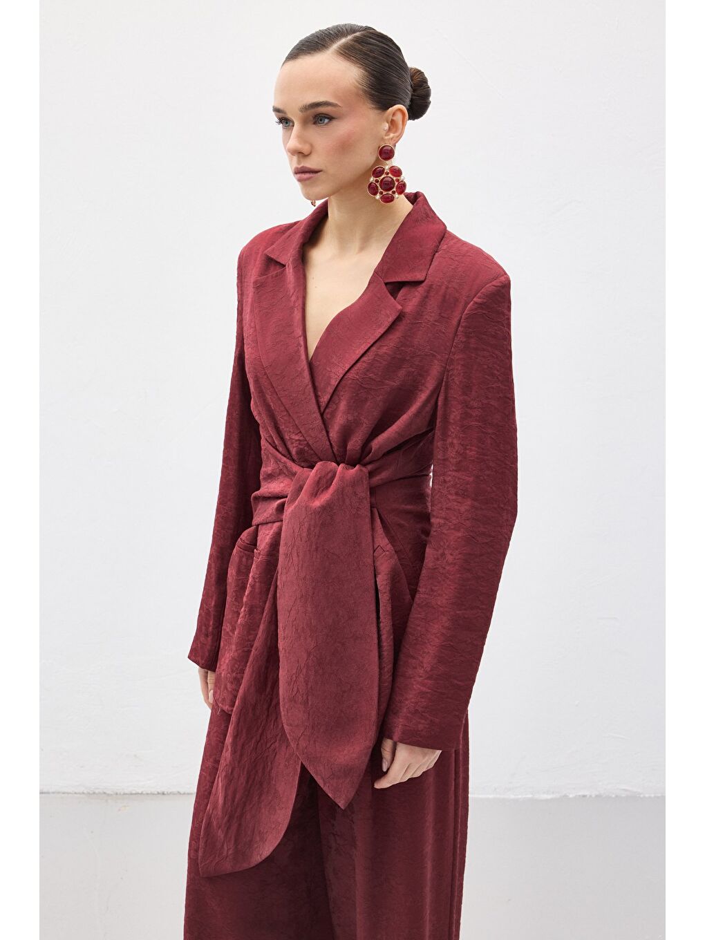 Freya Ceket - Bordo