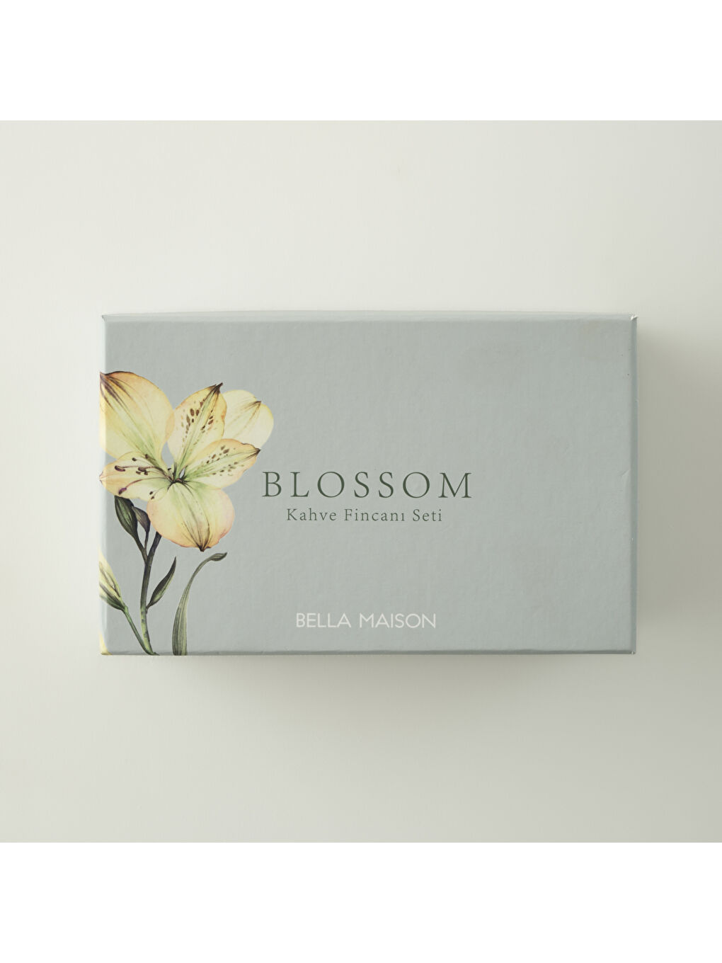 Blossom Porselen 2'li Kahve Fincanı Seti Yeşil (90 cc)-2