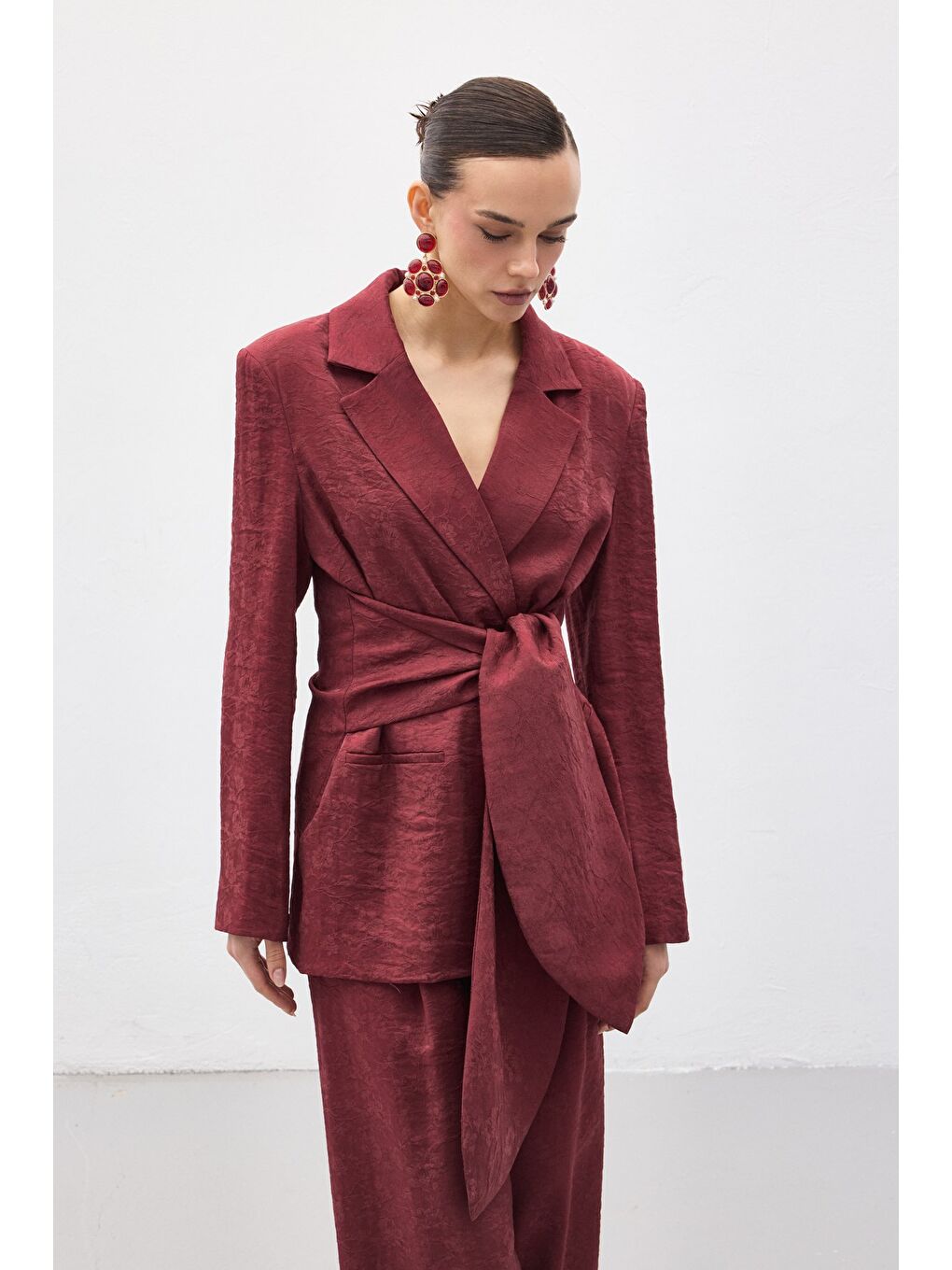 Freya Ceket - Bordo-3