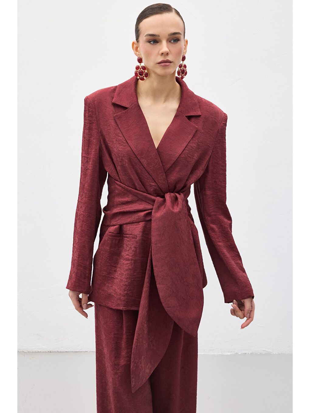 Freya Ceket - Bordo-4