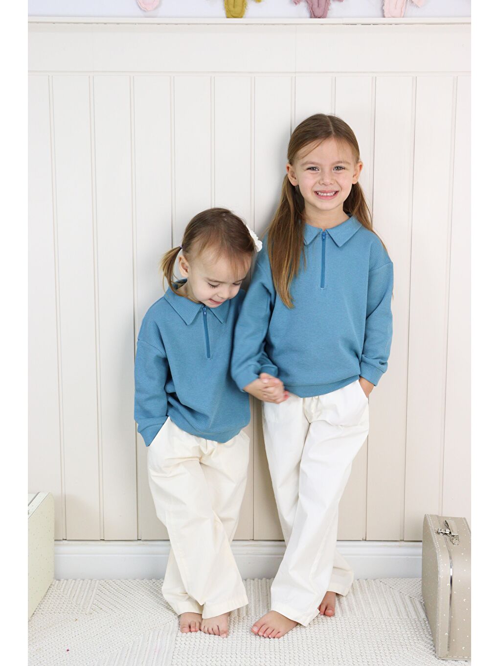 Mercan Waffle Theme Sweatshırt-1