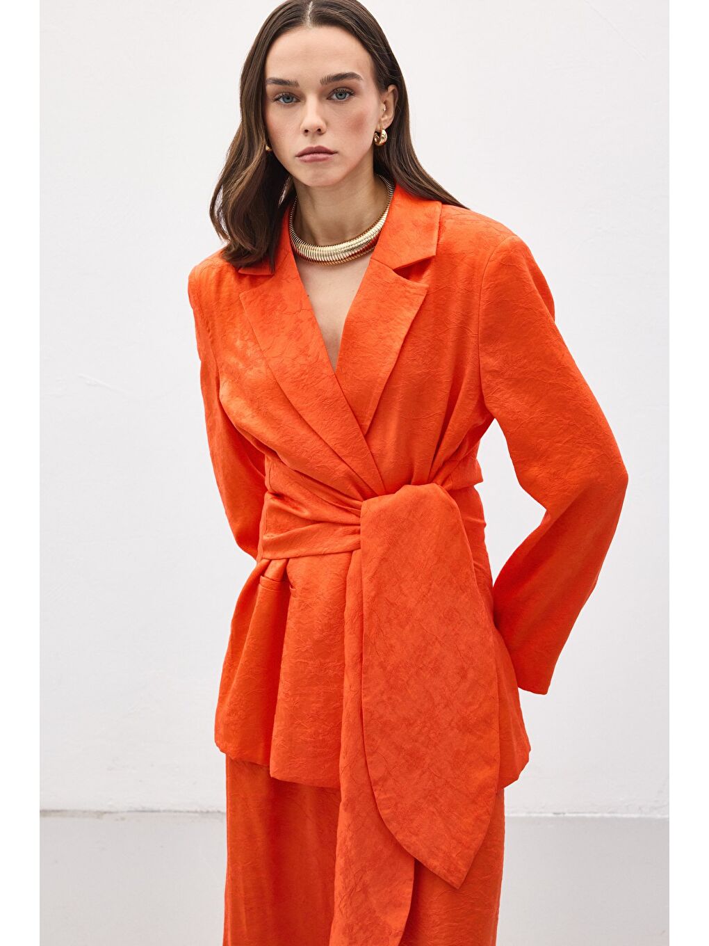Turuncu Freya Ceket - Oranj-1