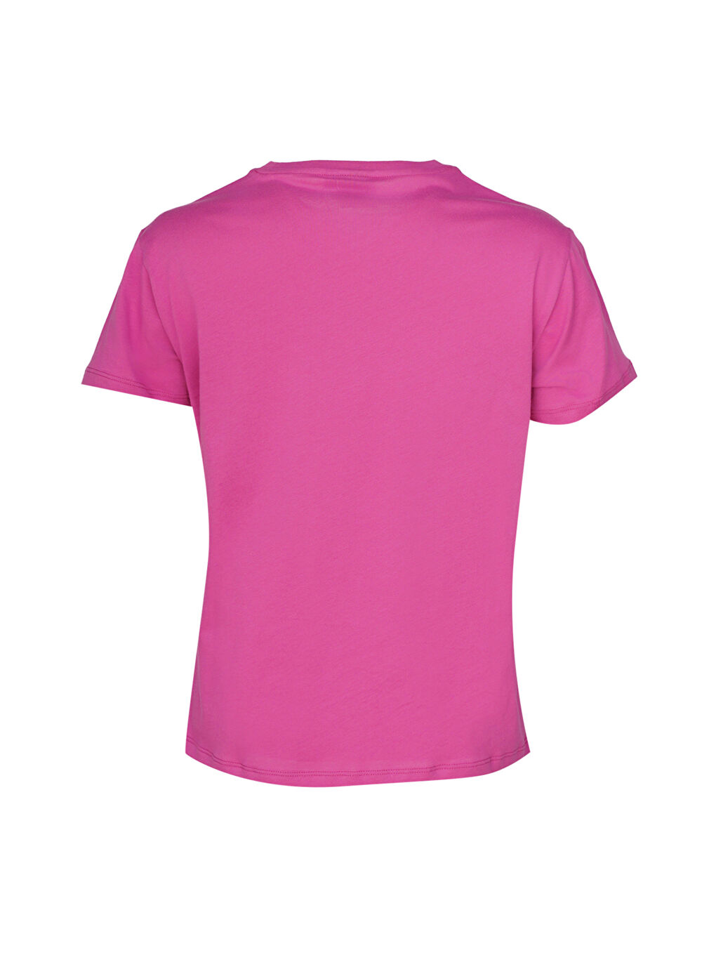 Rodas Kadın Pembe Yuvarlak Yaka Tişört-2