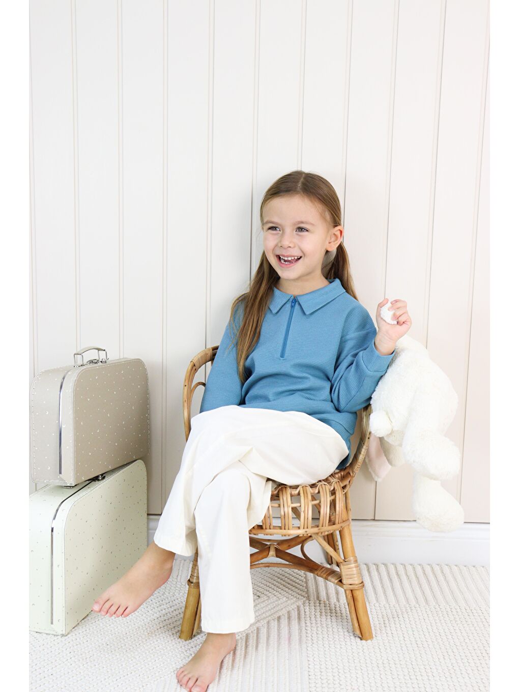 Mercan Waffle Theme Sweatshırt-5