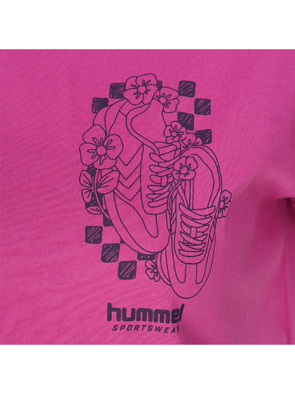 Rodas Kadın Pembe Yuvarlak Yaka Tişört-3