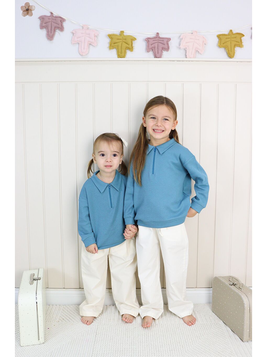 Mercan Waffle Theme Sweatshırt-9