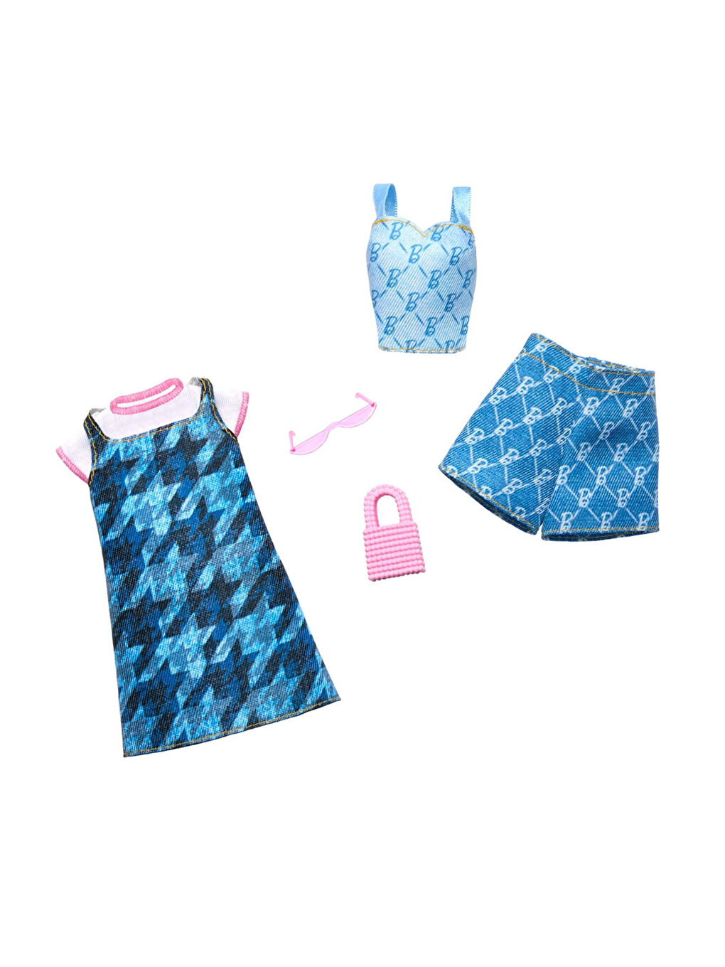 Barbie nin Kıyafet Koleksiyonu 2 li Paketler GWF04-HRH45