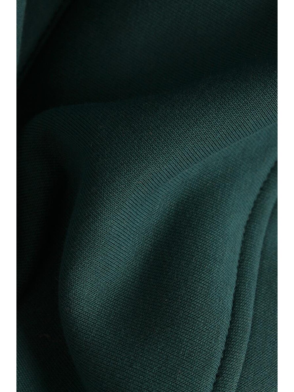 Yeşil Zümrüt-çıtçıt Yakalı Ribana Detaylı Şardonlu Sweat-7