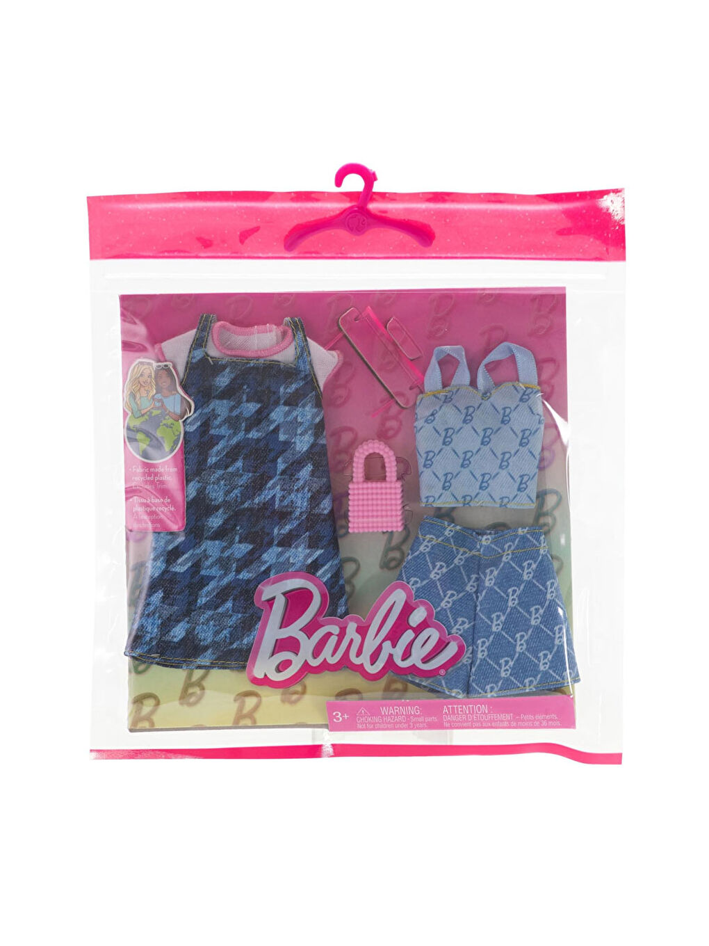 Barbie nin Kıyafet Koleksiyonu 2 li Paketler GWF04-HRH45-1