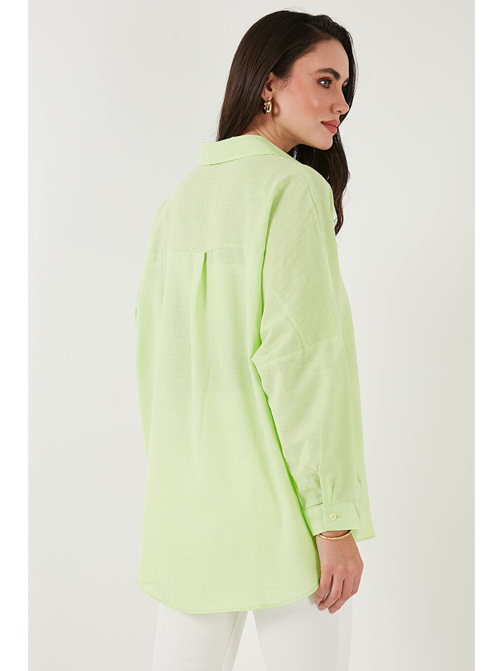 Mor Streç Pamuklu Oversize Fit 2' li Paket Gömlek-Atlet Set 67810014979S2-6