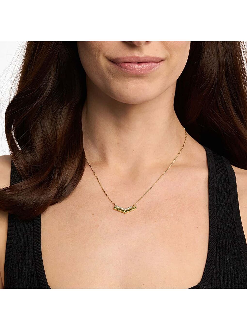 Sarı MKJ8562-710 Kadın Kolye-2