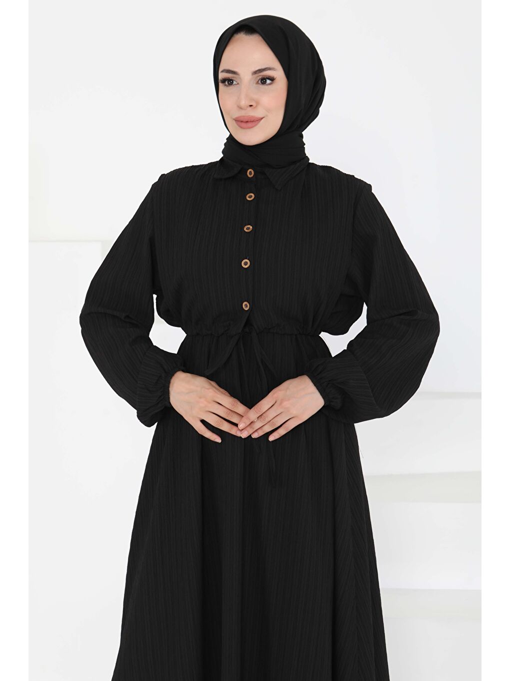 Süveterli Elbise Takım Siyah - 27192