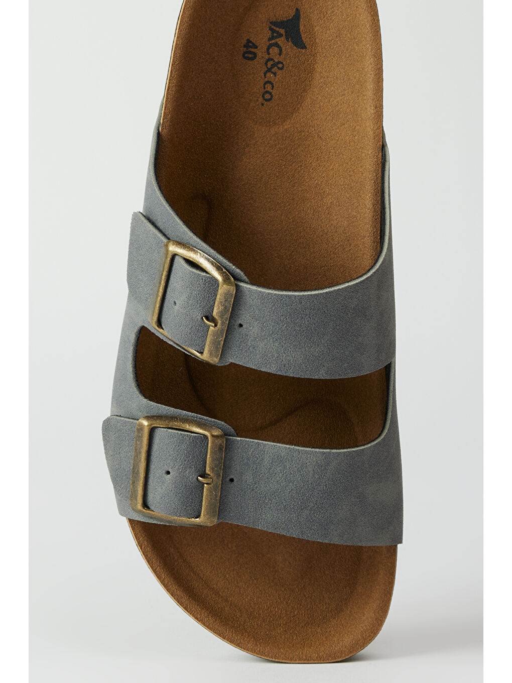 Erkek Antrasit Desensiz Terlik-2