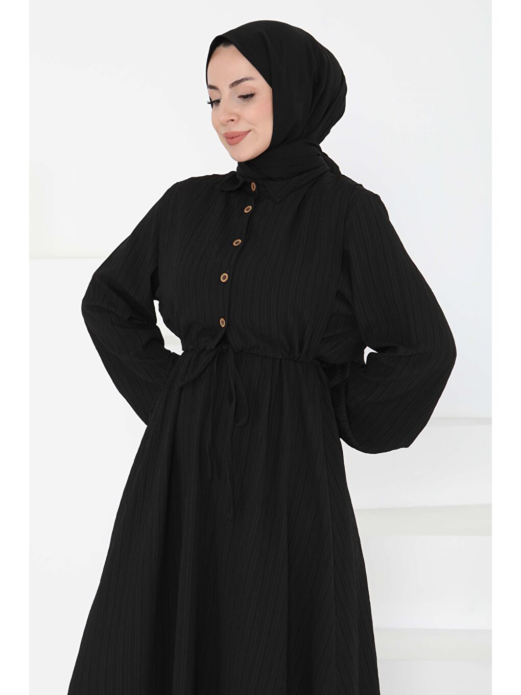 Süveterli Elbise Takım Siyah - 27192-3