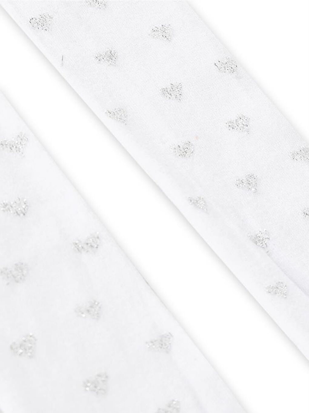 Girls Simli Kalp 3-11 Yaş Kız Külotlu Çorap - Beyaz 11-12 Yaş-4